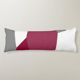 Fuchsia Pink Grau und Weiß Seitenschläferkissen