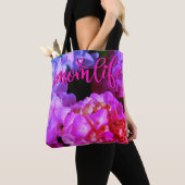 Fuchsia Pink Hydrangeas Tasche (Von Nahem)