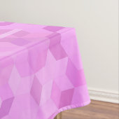 Fuchsia Pink Modern Girly Cube Gradient Tischdecke (Beispiel)