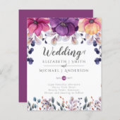 Fuchsia Pink Orange Ginger Wedites Budget (Vorne/Hinten)