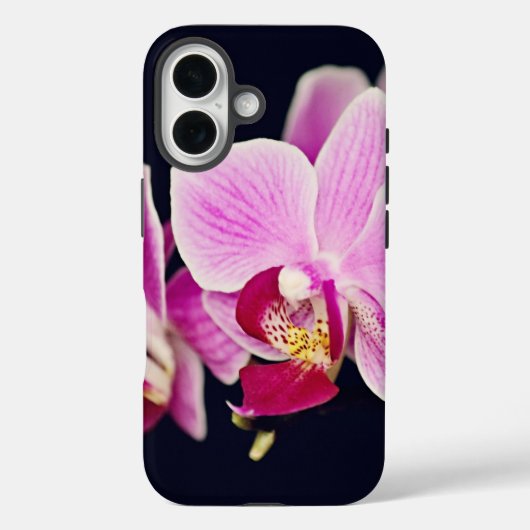 Fuchsia Pink Orchid Case-Mate iPhone Hülle (Rückseite)