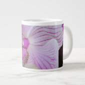 Fuchsia Pink Orchid Jumbo-Tasse (Vorderseite Rechts)
