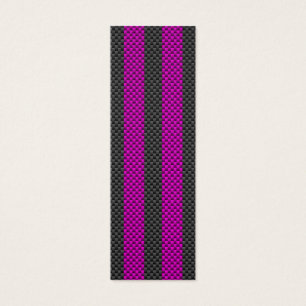 Fuchsia Pink Racing Stripes im Carbon Fibre Style
