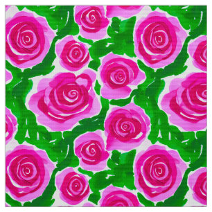 Fuchsia Pink Rose Stoff