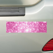 Fuchsia Pink Stars Autoaufkleber (Auf Auto)