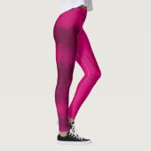 Fuchsia Pink und Blended Black/Pattern/Spiral/Flüg Leggings (Rechts)