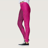 Fuchsia Pink und Blended Black/Pattern/Spiral/Flüg Leggings (Links)