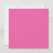 Fuchsia Pink Wedding Save the Date Vorlagen (Rückseite)