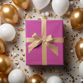 Fuchsia Pink Wrapping Paper Roll Geschenkpapier