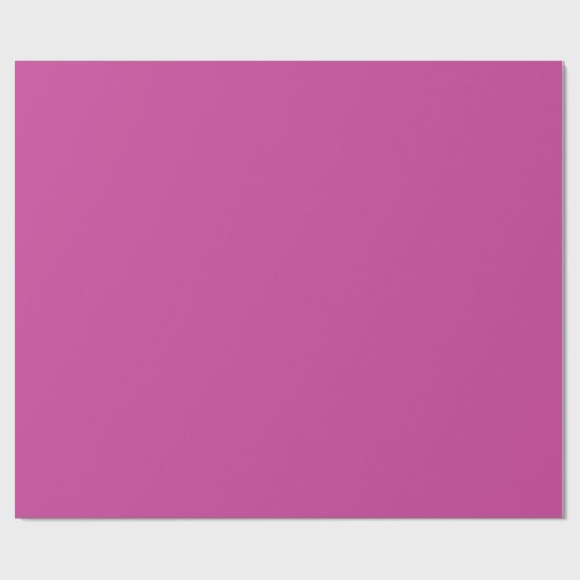 Fuchsia Pink Wrapping Paper Roll Geschenkpapier (Flach)