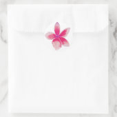 Fuchsia Plumeria Sticker (Tasche)