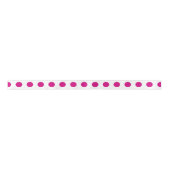 Fuchsia polka dots satinband (Vorderseite)