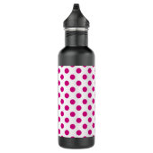 Fuchsia polka dots trinkflasche (Rechts)