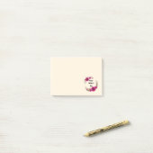 Fuchsia Poppies Blumenreath Happy Mother Day Post-it Klebezettel (Auf Schreibtisch)