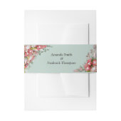 Fuchsia Protea's mit Green & Gold Envelope Band (Vorderseite Beispiel)