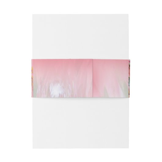 Fuchsia Protea's with Blush & Gold Envelope Band (Rückseitenbeispiel)