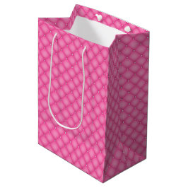 Fuchsia-Quilted-Style für eine hübsche Party Mittlere Geschenktüte