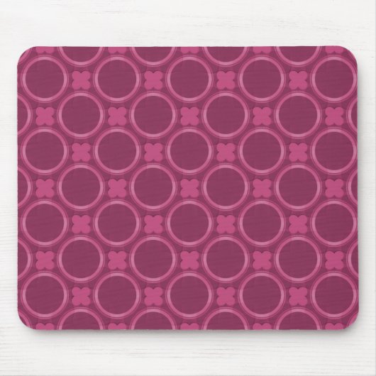 Fuchsia Quirky Charm Mousepad (Vorne)