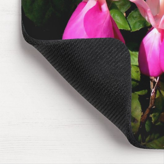 Fuchsia-Rahmen Mousepad (Ecke)
