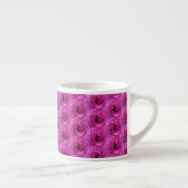 Fuchsia Ranunculus - Modernes Blumendesign Espressotasse (Rechts)