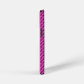 Fuchsia Ranunculus - Modernes Blumendesign iPhone Hülle (Rechte Seite)