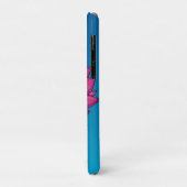 Fuchsia Rosa Blume Case-Mate iPhone Hülle (Hinten/Links)