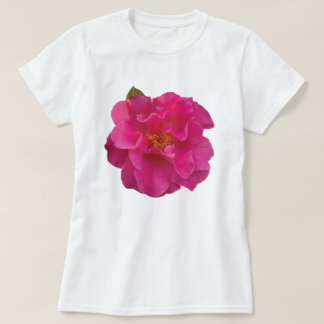 Fuchsia Rosa Kamelie Florales Grafik T-Shirt