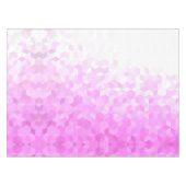 Fuchsia Rosa Moderner Mädchen-Cube-Gradient Tischdecke (Vorderseite (Horizontal))