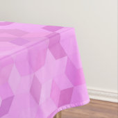 Fuchsia Rosa Moderner Mädchen-Cube-Gradient Tischdecke (Beispiel)