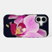 Fuchsia Rosa Orchidee iPhone 16 Hülle (Rückseite (Horizontal))
