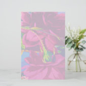 Fuchsia-Rose Briefpapier (Stehend Vorderseite)