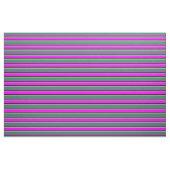 Fuchsia, Sea Green, Light Yellow & Black Pattern Stoff (Fat Quarter (45,7 x 55,9 cm))