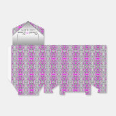 Fuchsia Silver Favor Box Geschenkschachtel (Ungefaltet)