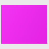 Fuchsia Solid Color | Classic | elegant Geschenkpapier (Flach)