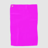 Fuchsia Solid Color | Klassisches Elegant Golfhandtuch (Vorderseite)