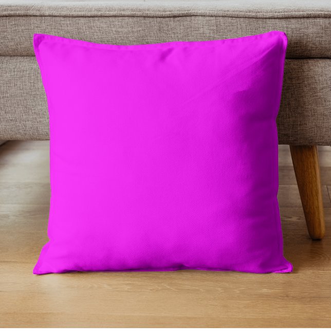 Fuchsia Solid Color | Klassisches Elegant Kissen (Von Creator hochgeladen)