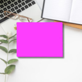 Fuchsia Solid Color | Klassisches Elegant Post-it Klebezettel