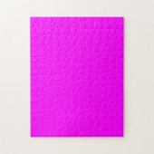 Fuchsia Solid Color | Klassisches Elegant Puzzle (Vertikal)