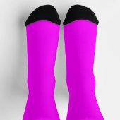Fuchsia Solid Color | Klassisches Elegant Socken (Oben)