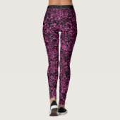 Fuchsia Sparkle Leggings (Rückseite)