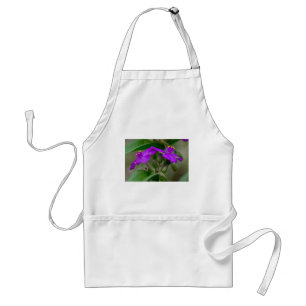 Fuchsia-Spinnkraut-Zwillinge Wildblumen-Geschenke Schürze