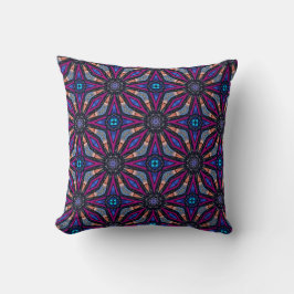 Fuchsia Stargazer Throw Pillow Kissen