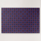 Fuchsia Stargazer Unmöglich Puzzle (Horizontal)