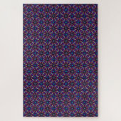 Fuchsia Stargazer Unmöglich Puzzle (Vertikal)