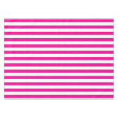 Fuchsia Stripes Tischdecke (Vorderseite (Horizontal))