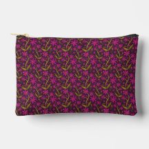 Fuchsia | Tanzende Aquarell-Gänseblümchen