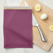 Fuchsia & Taupe Haven Geschirrtuch (Viertel Falte)