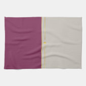 Fuchsia & Taupe Haven Geschirrtuch (Horizontal)