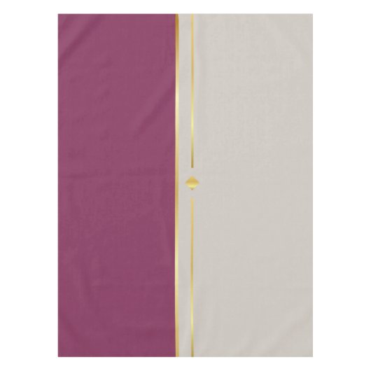 Fuchsia & Taupe Haven Tischdecke (Vorderseite)