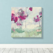 Fuchsia Treeline Leinwanddruck (Insitu (Holzboden))